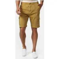 Indicode Cargoshorts Herren Kinnaird Cargo Shorts Herrenshorts aus elastischer Baumwoll-Qualität