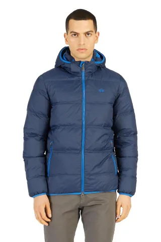 La Martina Herren Blau Polyamid Jacke