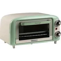 Mini-Backofen Vintage Green weiß/hellgrün, 800 Watt, 10 Liter