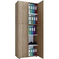 VCM Aktenschrank Lona XXL 5 DT 70x184x40cm (1-St) mit 5 Fächern, Büromöbel