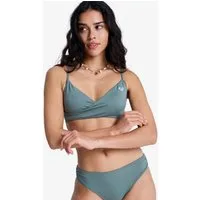 Roxy Bustier-Bikini-Top SD ESHORT SLEEVEENTIALS WRAP BRA, Bustier-Schnitt, ohne Bügel, schnell trocknend, elastisches Material