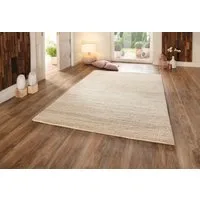 THEKO Wollteppich Janne, Berber Teppich, Wolle, meliert, handgearbeitet, rechteckig, Höhe: 20 mm, handgetuftet, Wohnzimmer, Schlafzimmer, Esszimmer