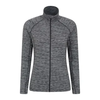 Mountain Warehouse - "Bend & Stretch" Midlayer Durchgehender Reißverschluss für Damen (Schwarz)