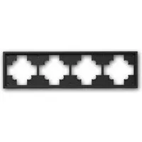 McPower Rahmen 4-fach Rahmen SHALLOW anthrazit, 294x80x10mm