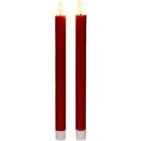 Coen Bakker Deco BV LED-Kerze LED 2er Set Stabkerzen, 2 x 2AAA, versch. Farben (2-tlg)