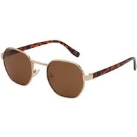 Diademita Sonnenbrille Solo-Solis Classic Hexagon Sonnenbrille (Set)