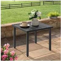 Avestar Beistelltisch Couchtisch, Quadratisch 44,2 x 44,2 x 40,4 cm, Verstellbare Füße (1-St), Für Balkon, Terrasse, Garten & Wohnzimmer