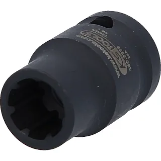 KS Tools 1/2" Bremssattel-Spezialstecknuss, 7-kant, 14 mm, 50 mm lang - 150.2238
