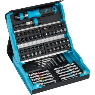 HAZET SmartCase Bit Satz Sechskant 6,3 (1/4 Zoll) 69-teilig - 2200SC-1