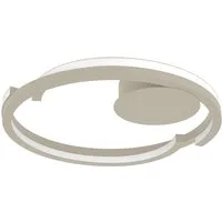 EGLO Deckenleuchte MEZZOMONTE Deckenlampe - Alu, Stahl - LED - 40W - IP20, CCT - über Fernbedienung, Dimmfunktion, Farbwechsel, dimmbar über Fernbedienung, mehrere Helligkeitsstufen, LED fest integriert, Neutralweiß, Kaltweiß, Warmweiß, Wohzimmerlamp