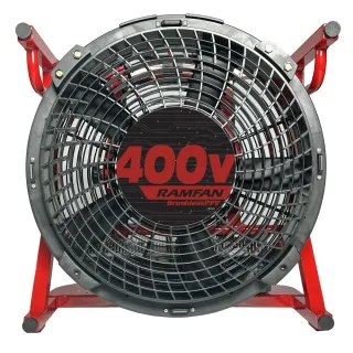 Ramfan Hochleistungslüfter mit Elektromotor RAMFAN EX550 / 400, DIN 14963 , Zertifizierungen:DIN 14963, Abmessungen B x T x H:554 x 535 x 515mm