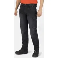 HERO by John Medoox Workerjeans CALGARY Denim Basic Workwear Arbeits-Cargojeans Arbeits-Cargojeans Denim / Jeansfür Herren