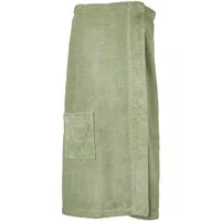 Schiesser Sarong Saunakilt Turin für Damen in angesagter Reiskornoptik, Frottier, Knöpfe, Made in Green