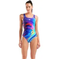 Arena Badeanzug Swimmsuit Placement O Back mit großem Ausschnitt
