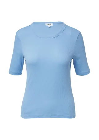 s.Oliver - T-Shirt blau - Gr. - 34