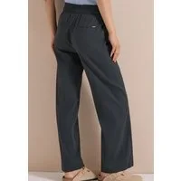 CECIL Stoffhose Style Neele Elastikbund, feines Streifemuster, Loose Fit