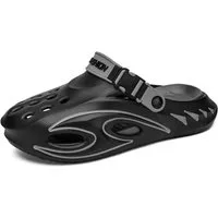 HUSK'SWARE Herren EVA Clogs mit sportlichem Design Clog (Vielseitig einsetzbar, Verstellbarer Fersenriemen) Leicht & bequem Atmungsaktive Lochstruktur