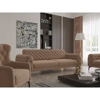 Möbeldreams Chesterfield-Sofa Sofa-Set Arizona Chesterfield Schlaffunktion 3-2-1 .3-3-1 .3-1 .2-1, Schlaffunktion