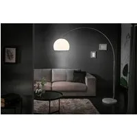 riess-ambiente Bogenlampe LOUNGE DEAL 175-205cm weiß, ohne Leuchtmittel, Wohnzimmer · Metall · verstellbar · Modern Design