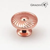 Gradivo Möbelgriff Schrankknopf Schubladenknopf 221 - Rosegold