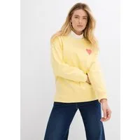 bonprix Sweatshirt lässiger Schnitt, überschnittene Schulter, Oversize-Passform