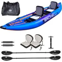 Brunelli Tourenkajak Brunelli 2 Personen Kajak SET aufblasbar Drop-Stitch Kanu Kayak Tour
