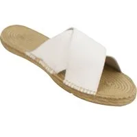 Siebi`s Siebi's Matera Strand-und Badeschuh Pantolette in Bastoptik für Damen Schlappen