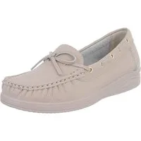 Ital-Design Bequeme Mokassins für Damen mit eleganten Details Slipper (91261433) ultraleichte und komfortable Sohle