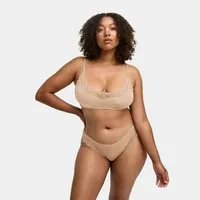 cfab Tanga Lace Tanga-Beige-M