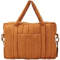 Hylat Baby Wickeltasche Wickeltasche - gesteppte Tasche für Windeln und Kindersachen - Braun (1-tlg), Gesteppte Tasche für Windeln und Kindersachen - Braun
