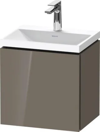 Duravit L-Cube c-shaped Set wandhängend Flanell Grau Hochglanz 450x350x480 mm - LC6948O89890000 LC6948O89890000
