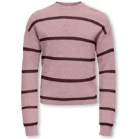 KIDS ONLY Strickpullover KOGFRANCA SHORT L/S STRIPE KNT