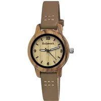 Holzwerk Quarzuhr kleine moderne Damen Holz & Leder Armband Uhr CLARA, Holz Unikate, Hochwertiges Quarzwerk, ideal auch als Geschenk