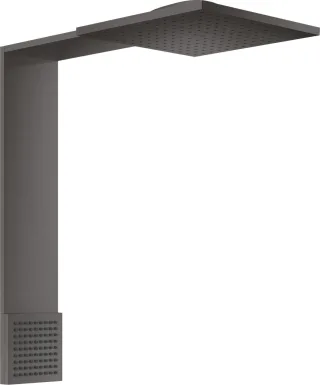 Hansgrohe Brausenmodul 250/250 Axor ShowerComposition 2jet Schulterbr., brushed black chrome, 125943 12594340