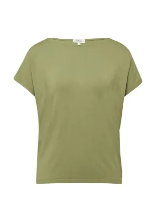 s.Oliver Red Label - T-Shirt grün - Gr. - 42