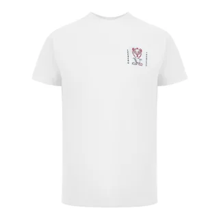 Weißes T-shirt Mit Eisberg-logo Und Kleinem Bären