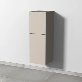 Sanipa 3way Mittelschrank mit 1 Tür und 1 Auszug, Kaschmir-Matt, SP1241U SP1241U