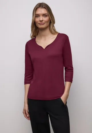 STREET ONE 3/4-Arm-Shirt mit 3/4 Ärmeln