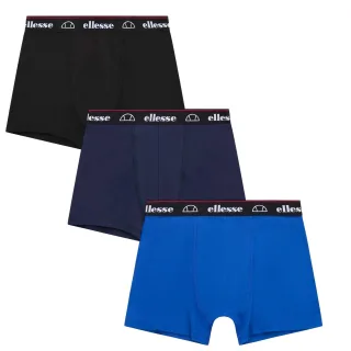 Ellesse - "Muxel885" Boxershorts für Herren (3er-Pack) (Schwarz/Marine/Blau)