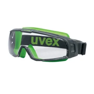 uvex Vollsichtbrille u-sonic grau grau/grün/transparent - 9308245