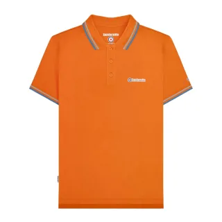 Lambretta - "SS25" Poloshirt für Herren (Orange/Himmel)