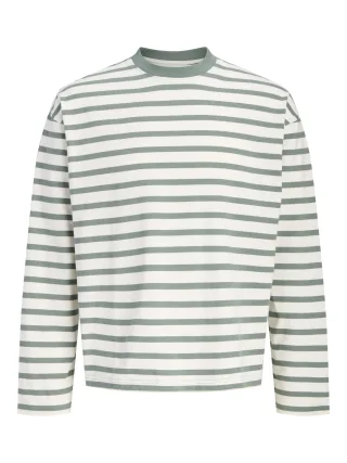 JACK&JONES - JORNORREBRO STRIPE TEE LS CREW NECK JNR - Gr. - 152
