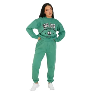 Missy Empire - Sweatshirt für Damen (Grün)
