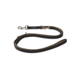Wolters Professional Comfort Führleine extra lang Führleine Hundeleine schwarz/ braun M