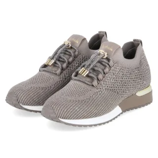 La Strada Sneaker - Gr. 36 - Taupe - Textil & Synthetik
