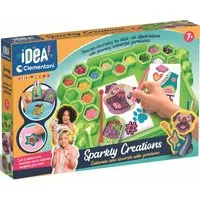 Clementoni® Kreativset idea! Funkelnde 3D-Sticker, Made in Europe