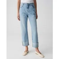 OPUS Boyfriend-Jeans LANI TURN UP Mid Rise aus Spanish Cotton Mix