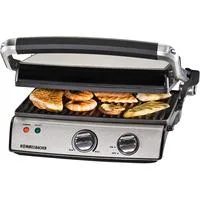 Kontaktgrill KG 2020 edelstahl/schwarz, 2.000 Watt