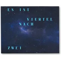 build-yours.de Wanduhr WordClock Jupiter Beyond Space - Wortuhr in Deutsch - LED Wanduhr