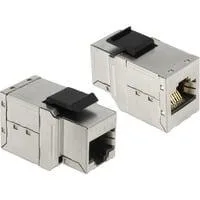 Keystone-Modul RJ45 Buchse > RJ45 Buchse Cat.6 für Keystone Halterungen mit 19,2x14,9 mm